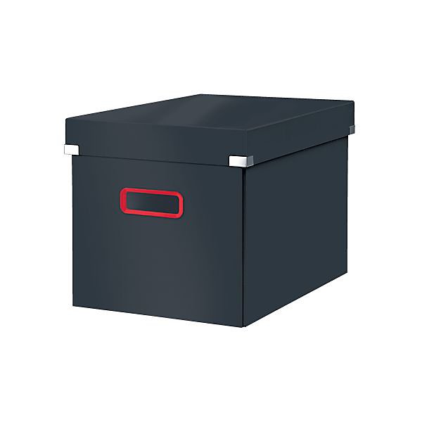 Cube en Carton robuste pour rangement Cosy - Noir