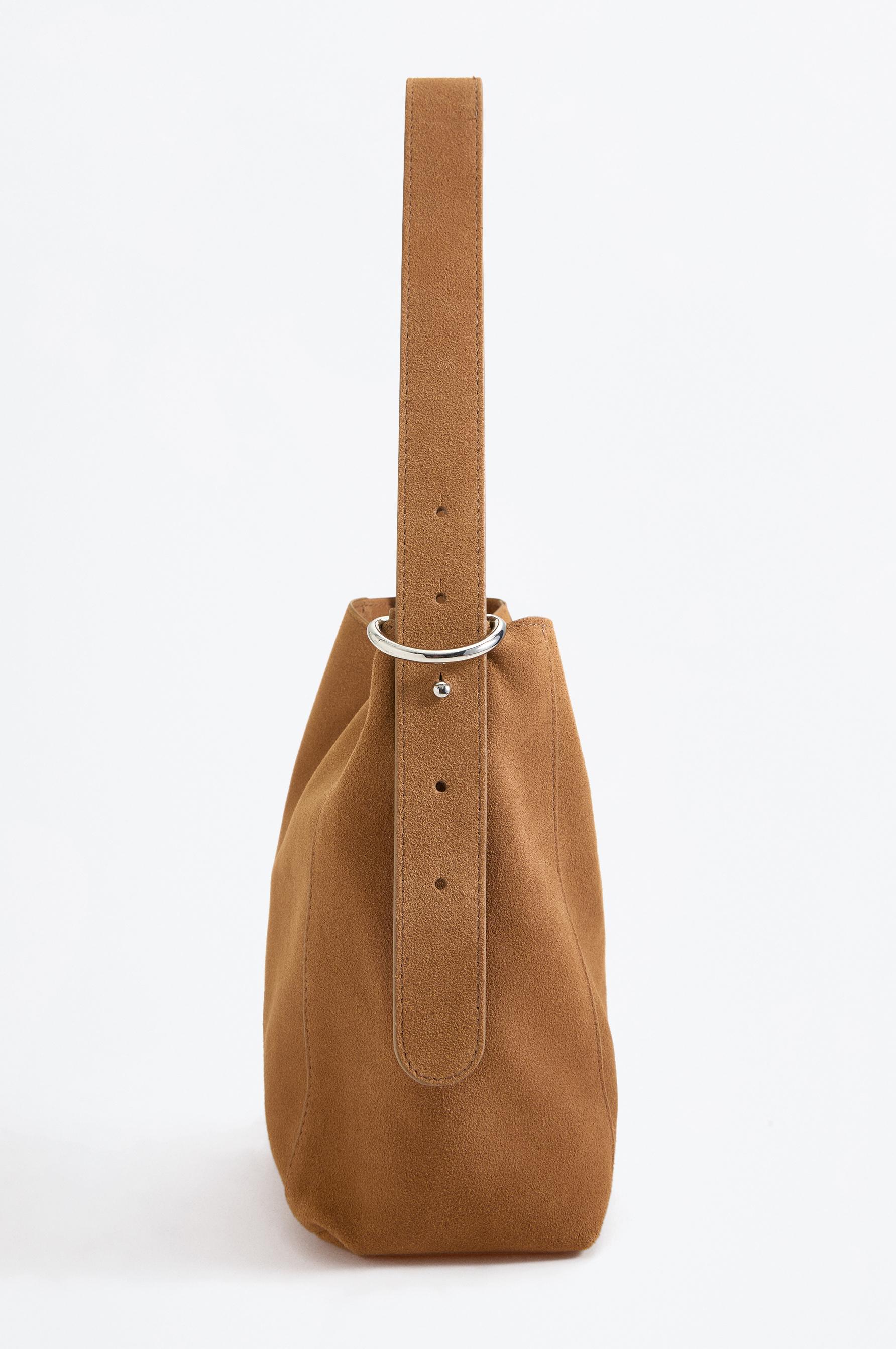 Bolso bucket piel