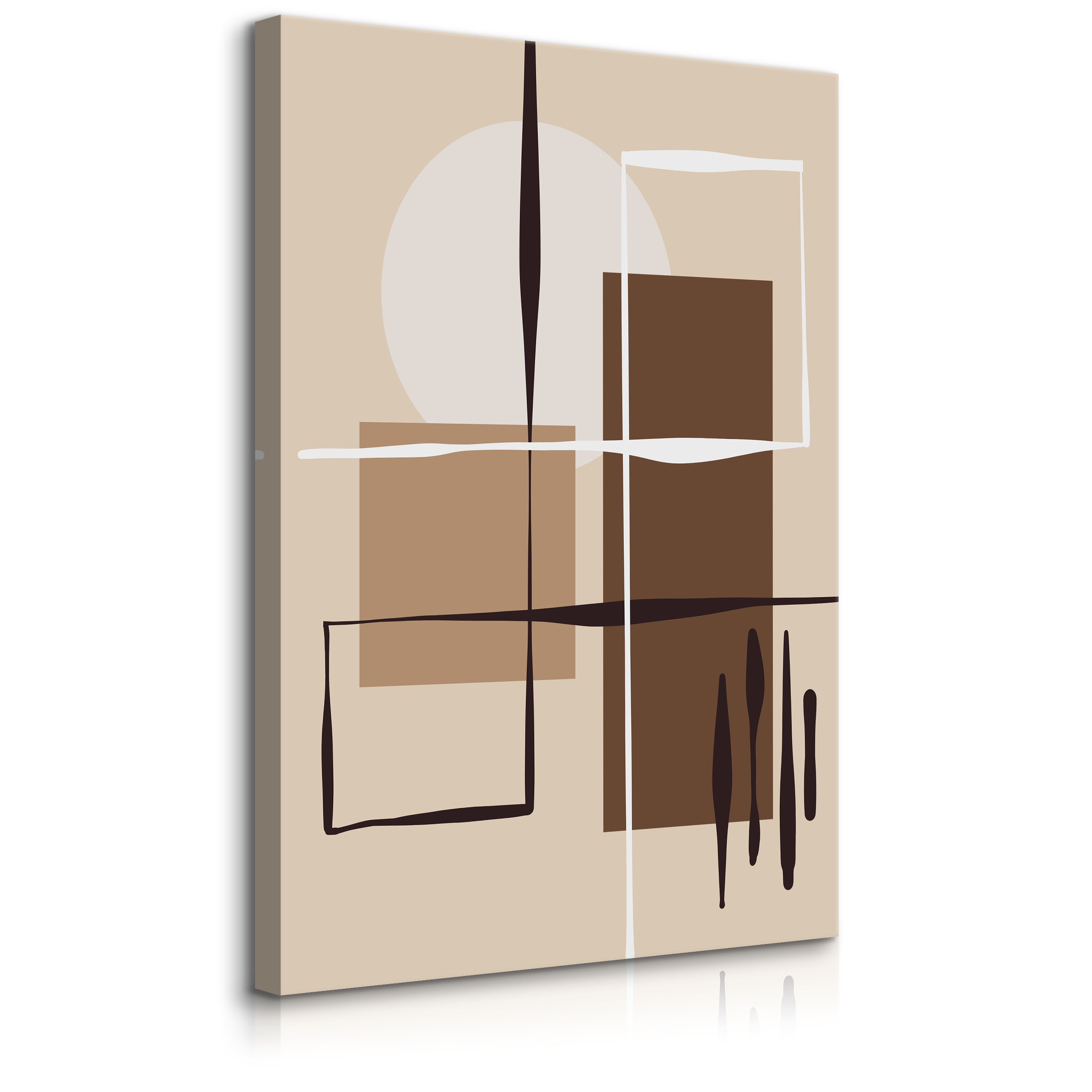 Obraz Figury Geometryczne W Stylu Boho 20x30cm