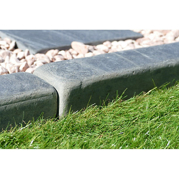 Bordure Ardoise Patinée XL 50 cm - Pack 20 pièces - 10 mètres