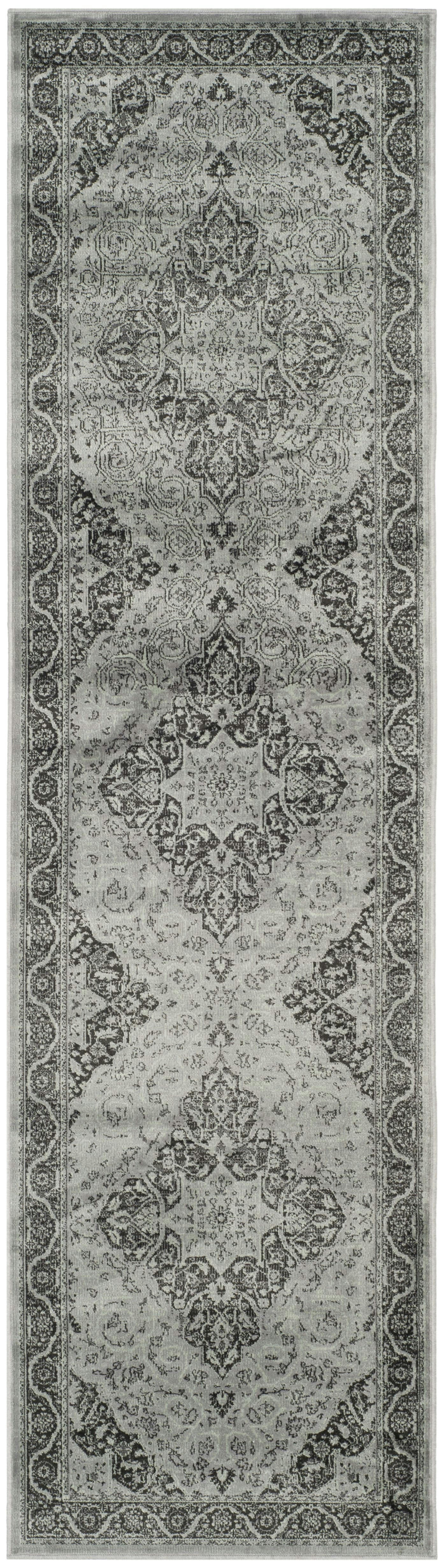 VINTAGE - Tapis de salon interieur en bleu ciel & multi, 66 x 244 cm