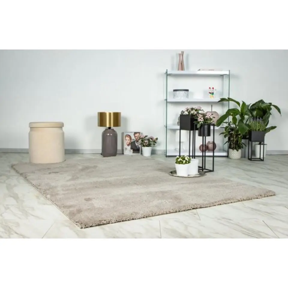 Lalee Vloerkleed Dream - Hoogpolig - 120x170 cm beige