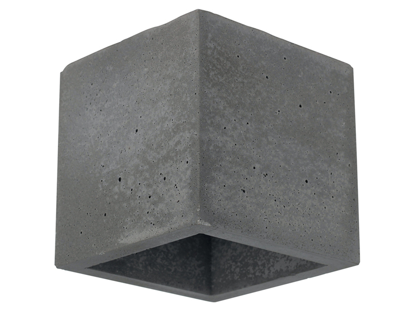 Kinkiet Block betonowy szary