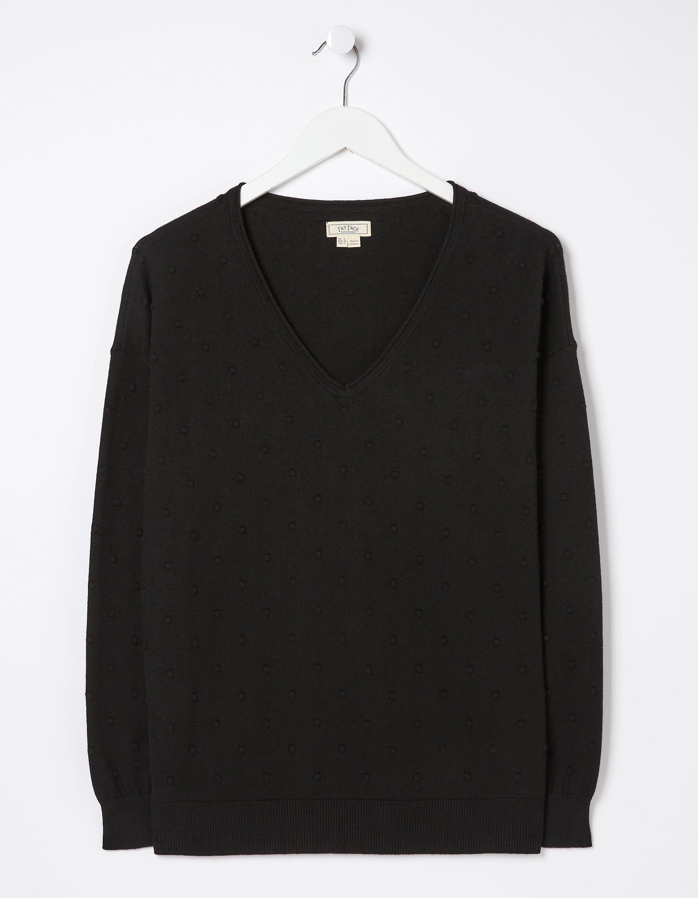 Vonnie Bobble V Neck Jumper