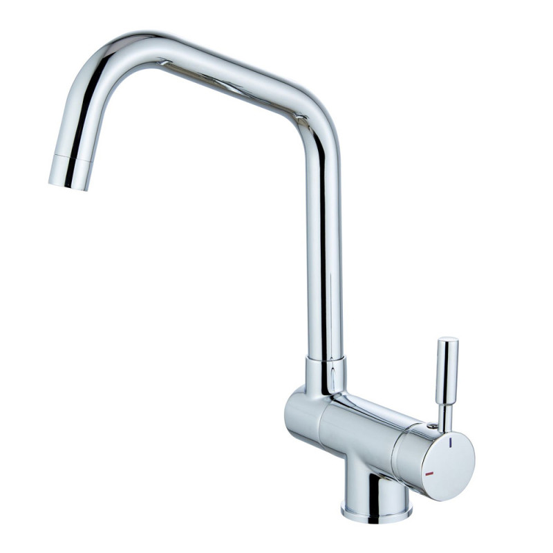 Mitigeur pour évier de cuisine Mica chrome ROUSSEAU