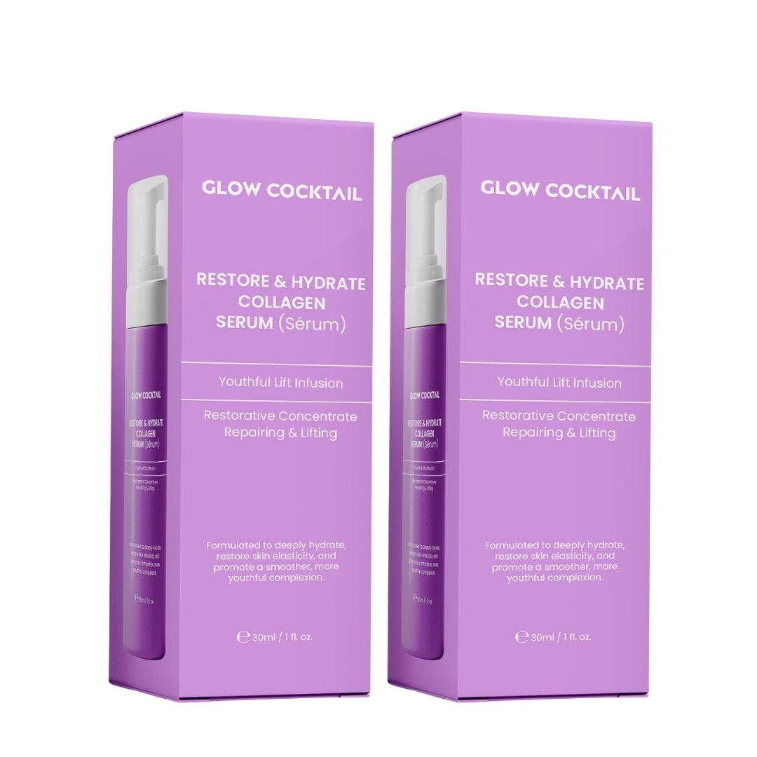 GlowCocktail London 2 X Restore & Hydrate Collagen Serum 30Ml