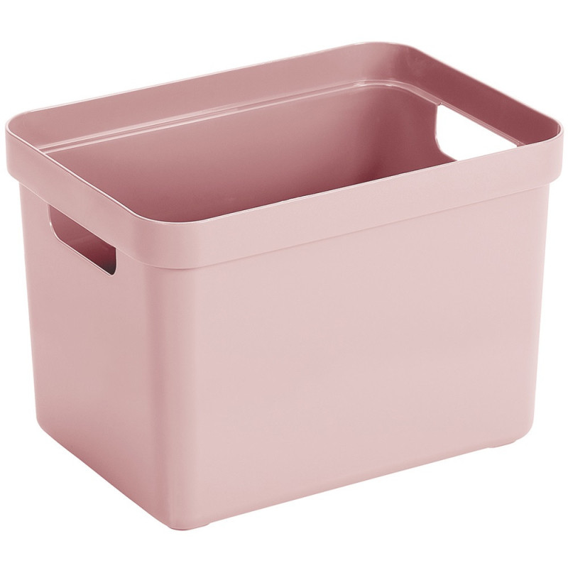 Box de rangement Sigma Home rose 18 L SUNWARE