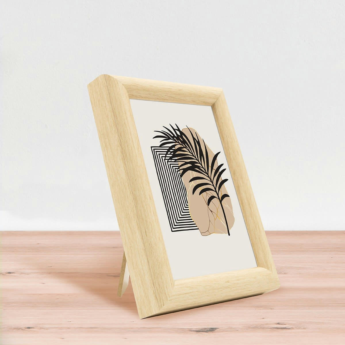 SHELTER - Cadre photo baguette arrondie brut 10x15 cm résine recyclée