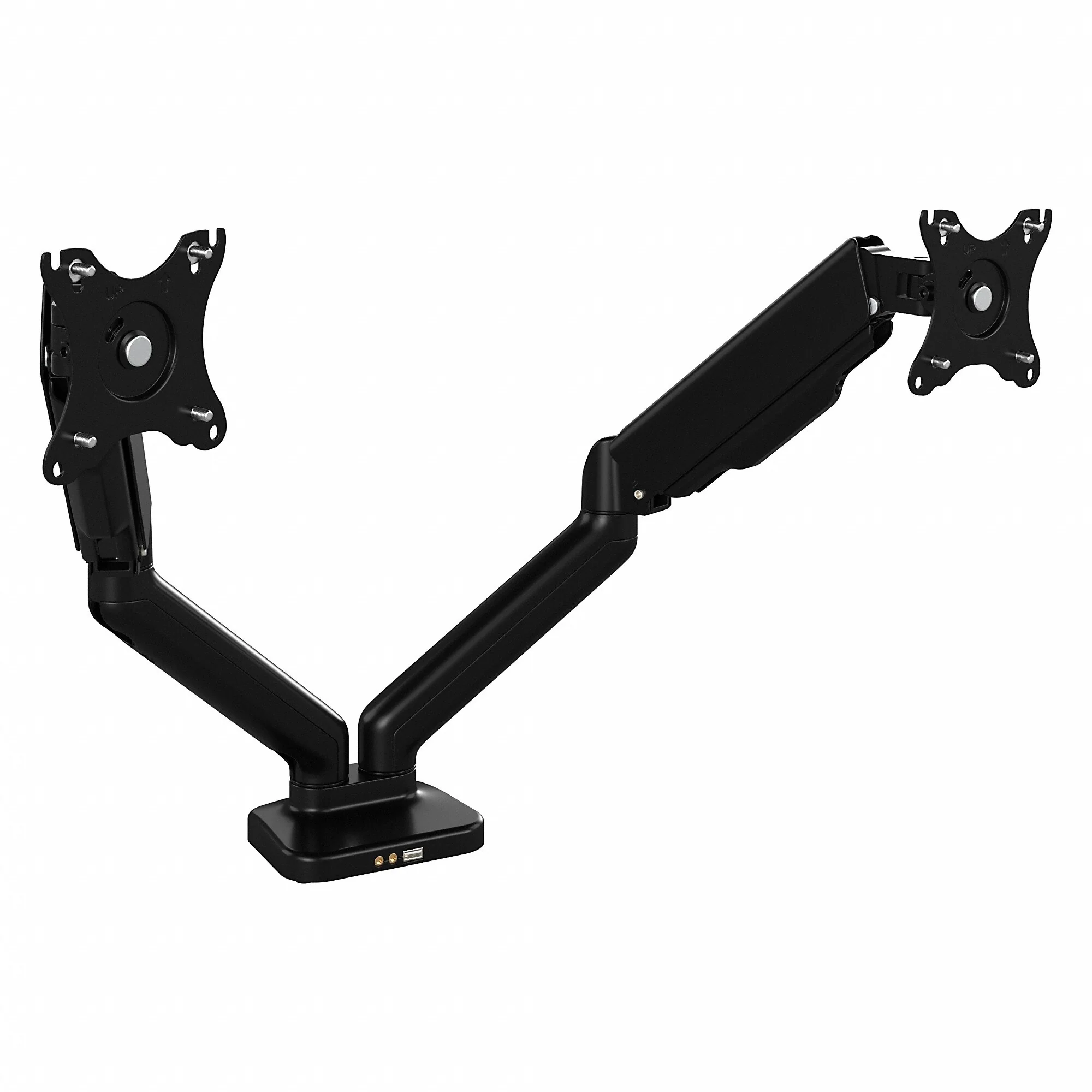 Adjustable Dual Monitor Arm with USB Port by Bush Business Furniture