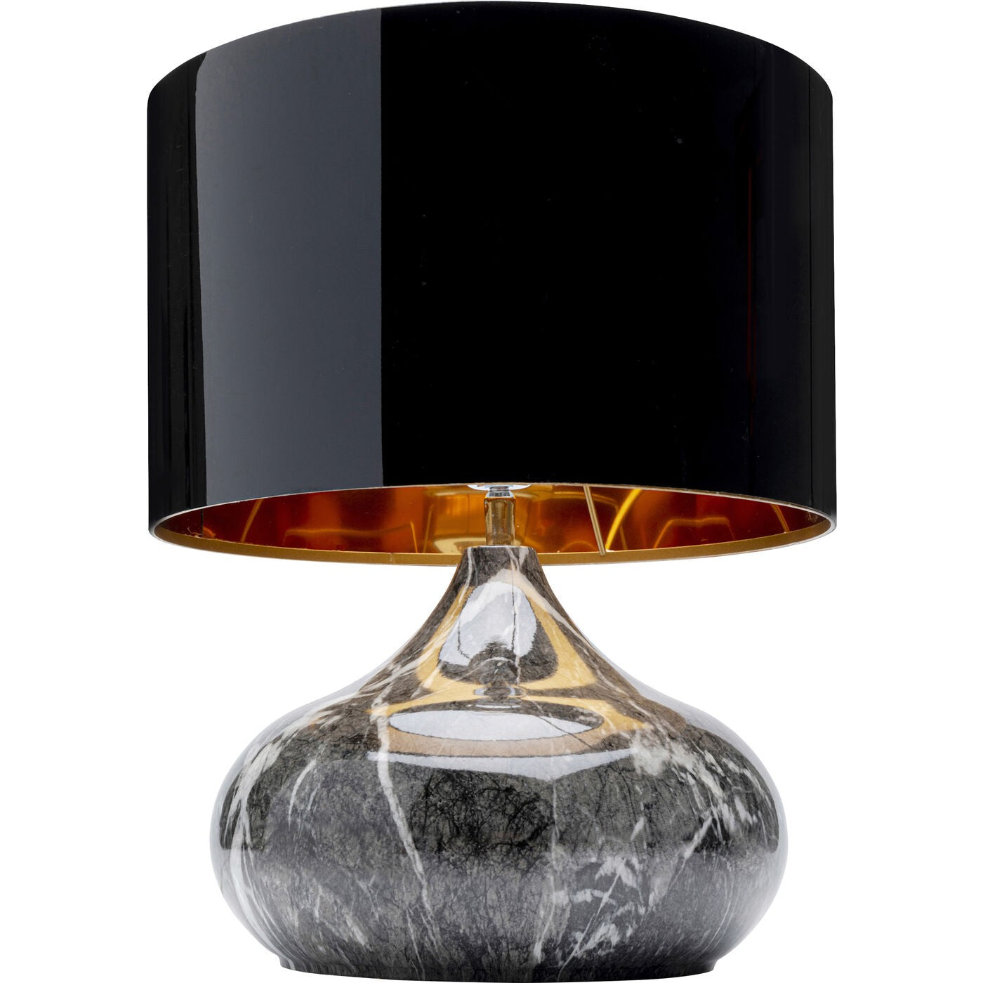 Kare Design Tafellamp Mamo Deluxe - grijs en zwart