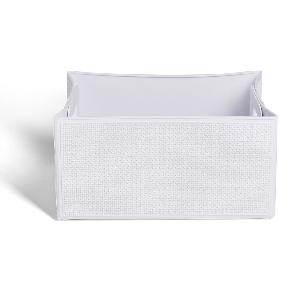 Panière flexible pliable plastique 32x16x24cm - 4 coloris