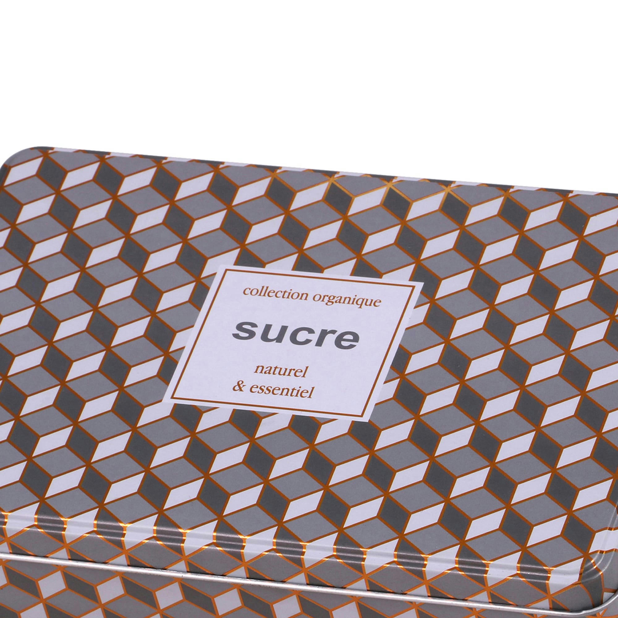 - Boîte à sucre morceaux en métal 20x13x7cm
