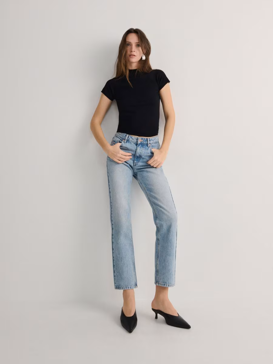 Mock Neck Blouse