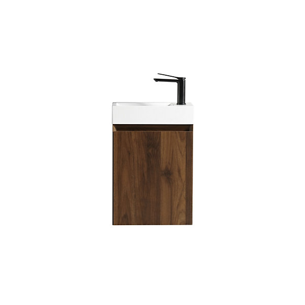 Lave-main 40 cm noyer Aquastretto