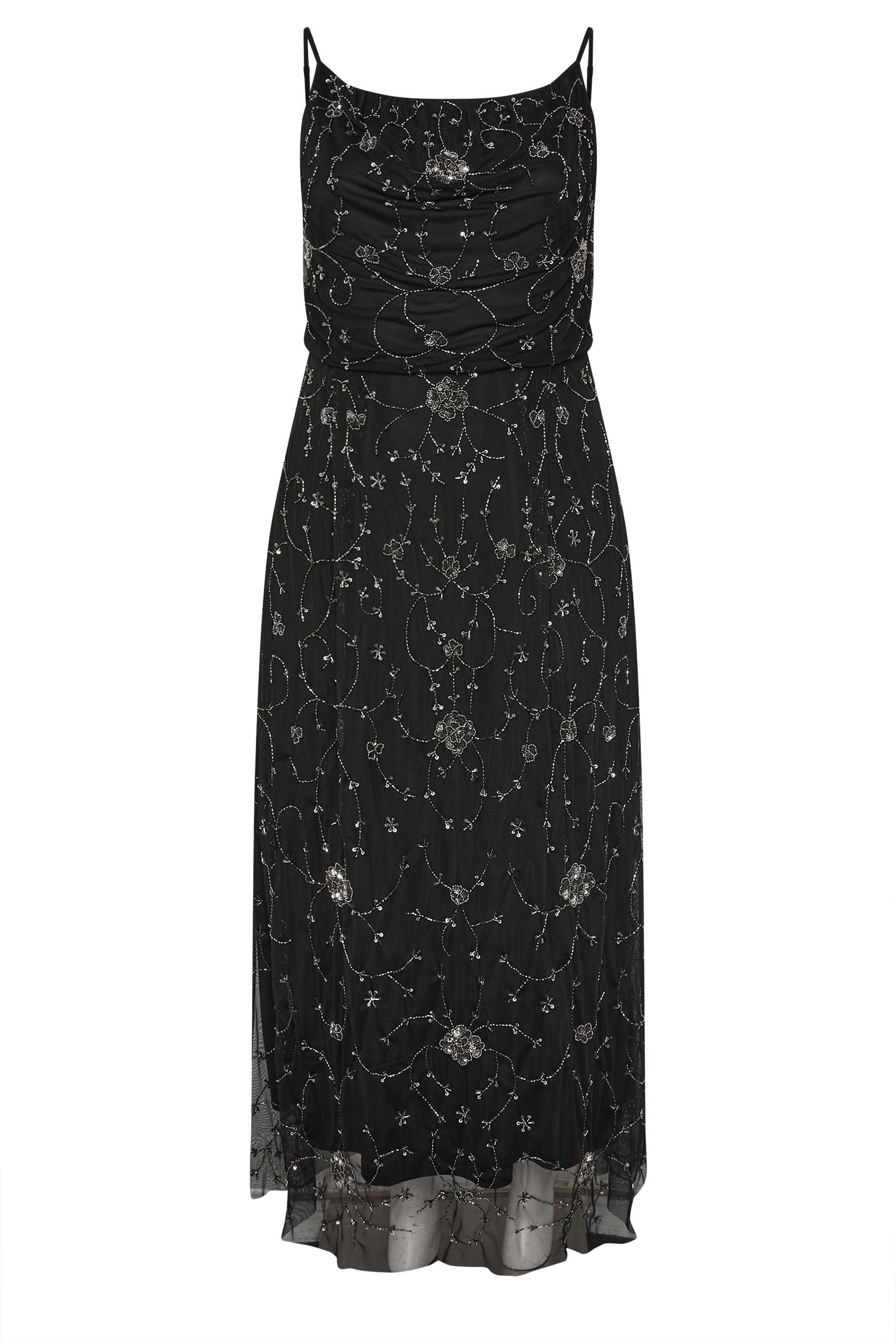 Yours Floral Hand Embellished Maxi Dress