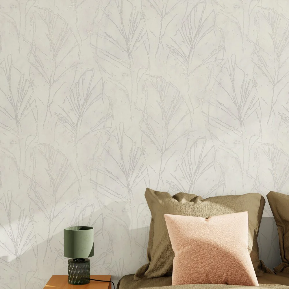 Papier peint intissé LORELLA coloris blanc / doré