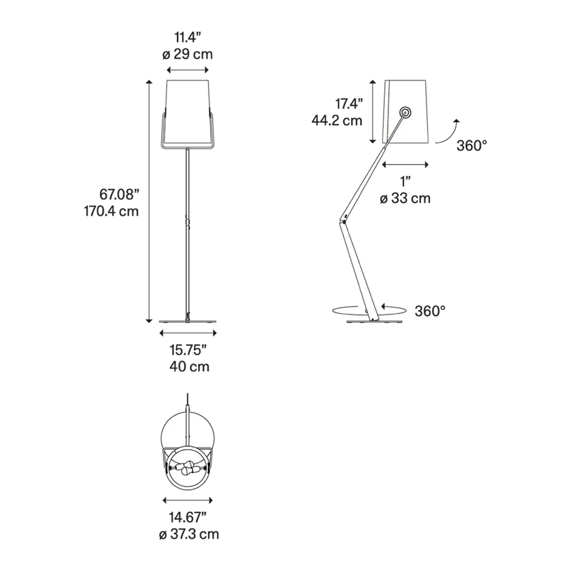 Stehleuchte Fork