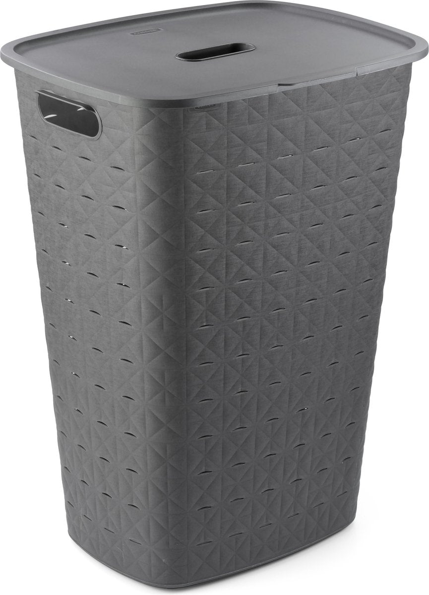 Curver Softex Wasbox - 56L - 43,8x34x59,9cm - Antraciet