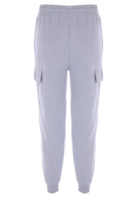 Older Boys Grey Cargo Pocket Joggers