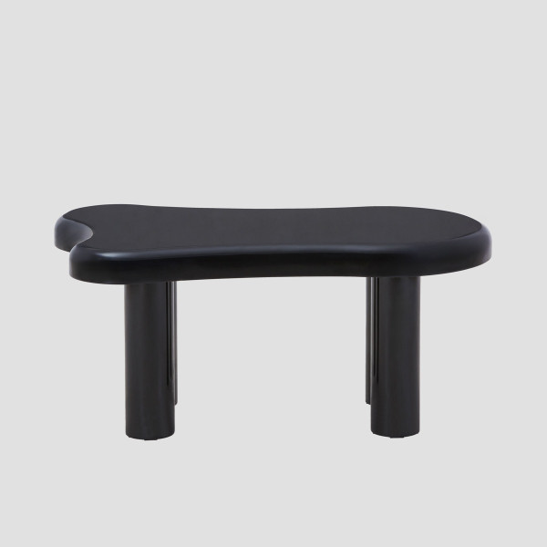 Stolik kawowy ALTO lakierowany czarny 100x60x45 cm HOMLA