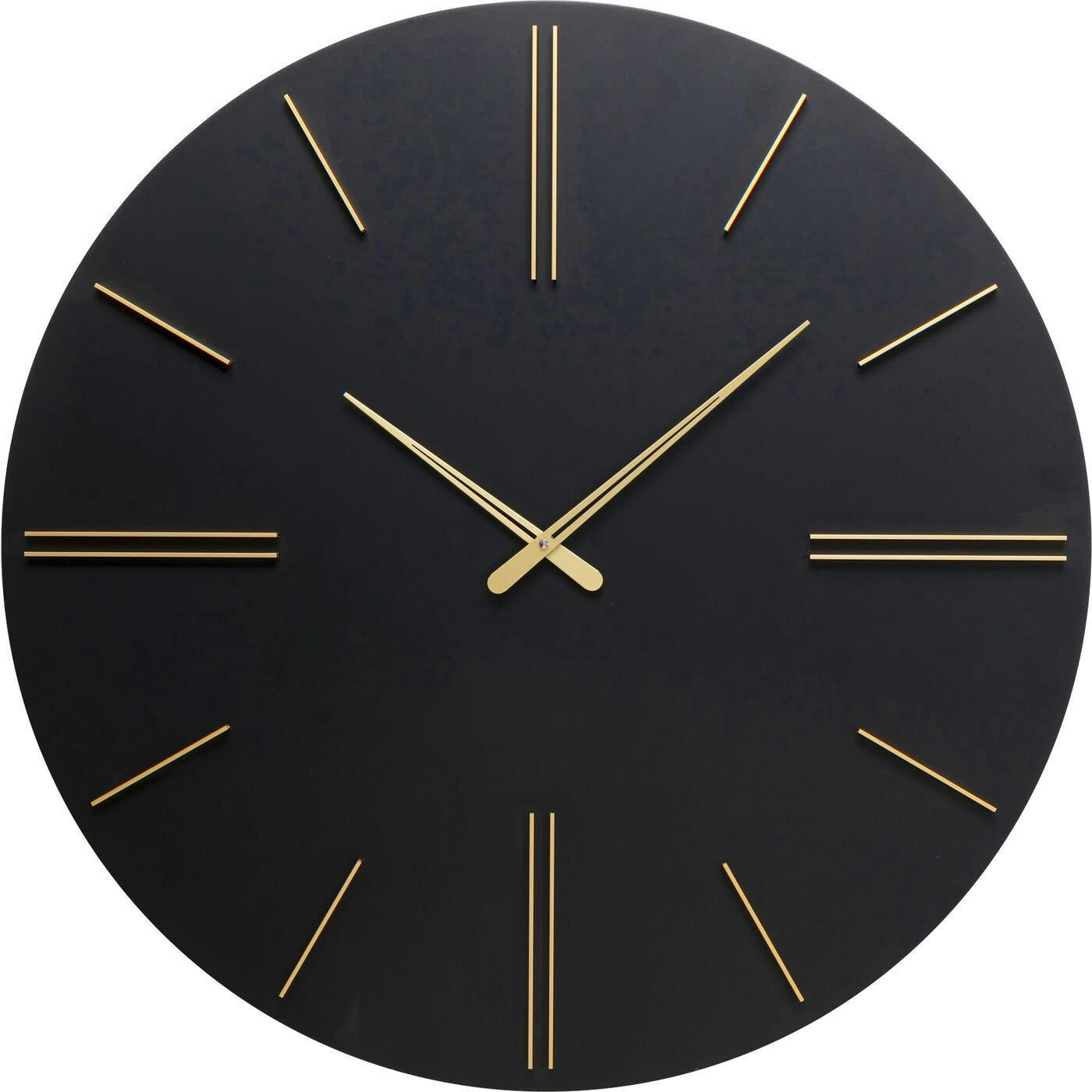 LUCA - Horloge murale Luca noire 70cm Kare Design