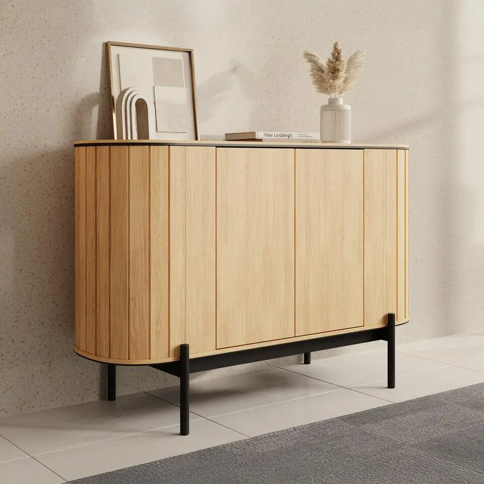 Meubella - Dressoir Royale - Eiken - 124 cm