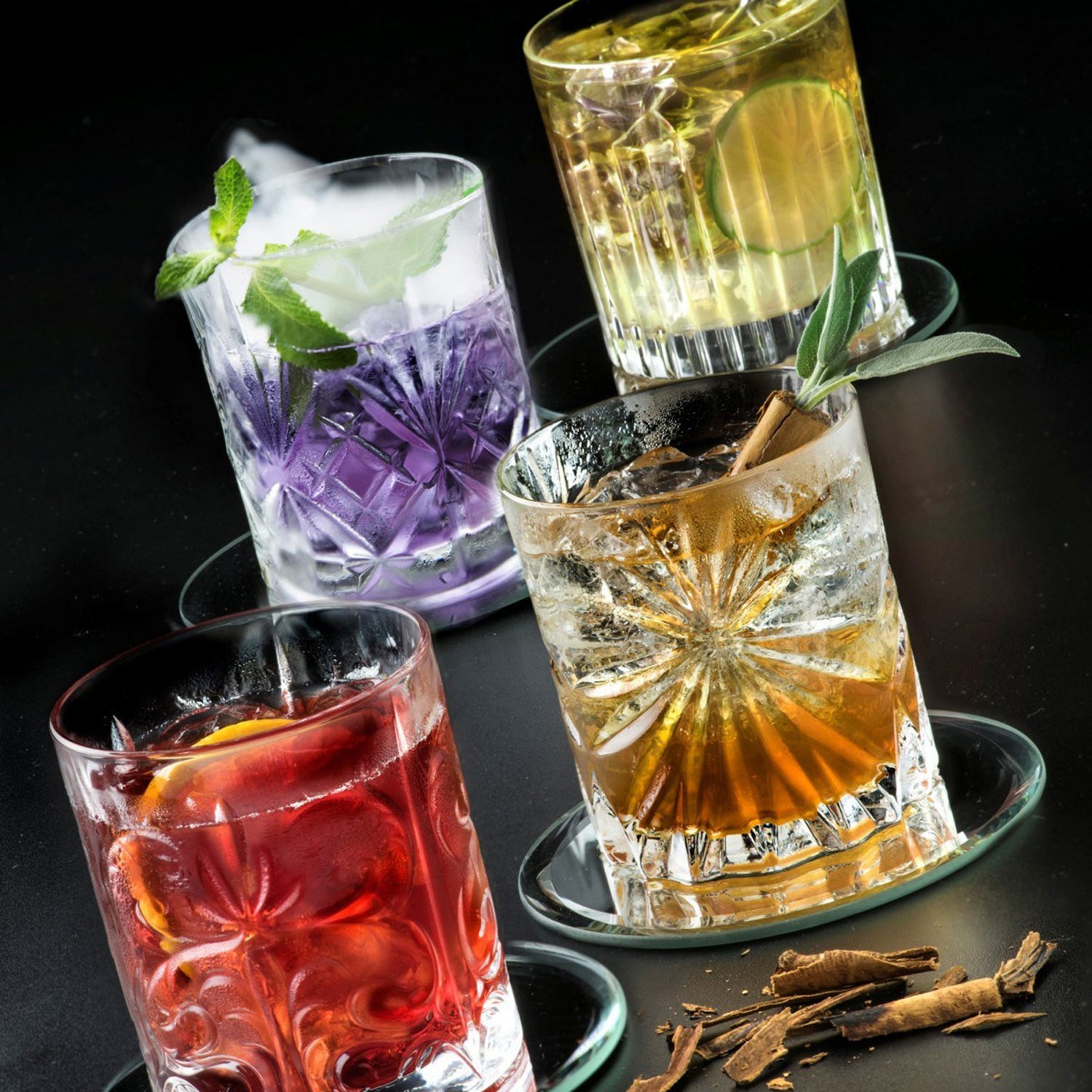 Set bicchieri Mixology per aperitivo in vetro, 4 pezzi