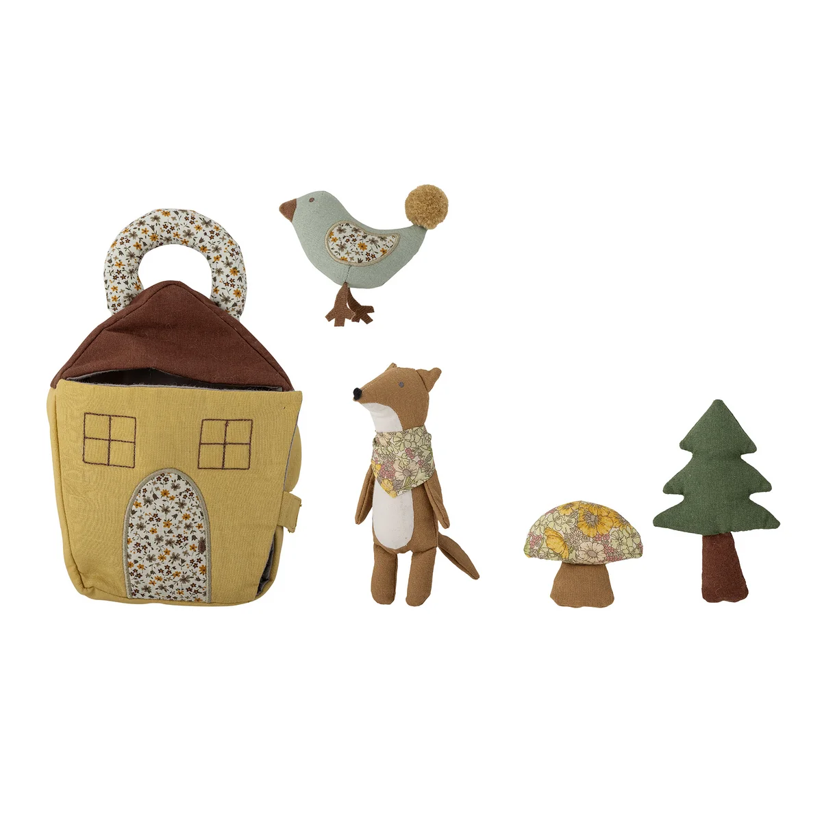 Bloomingville - Mini Tio Spielset, braun (5-teilig)