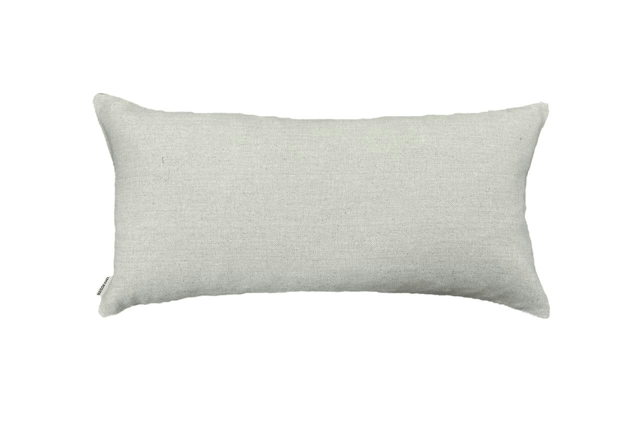 - Housse de coussin velours soie ikat   30x60 multicouleur