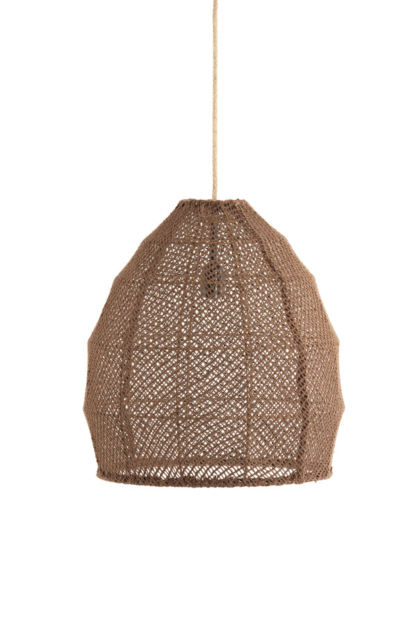 Light & Living hanglamp MAKASSAR - bruin - Ø42x42cm