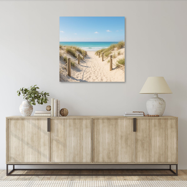 Obraz canvas do salonu sypialni biura, Morze Plaża Krajobraz 20x20