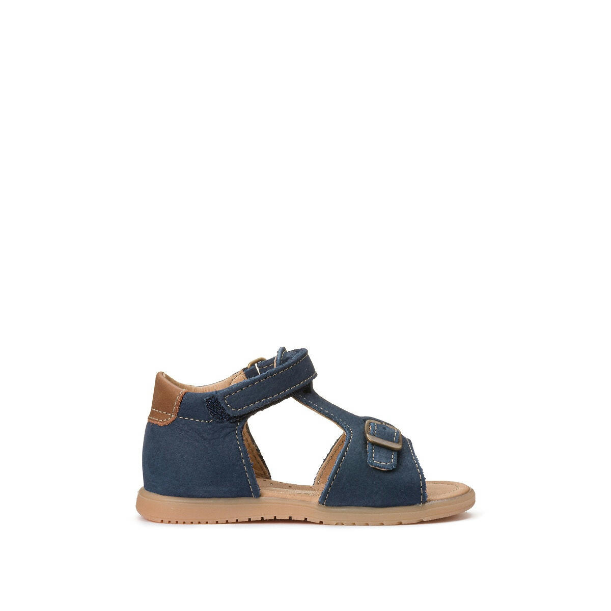 Sandales cuir à scratch