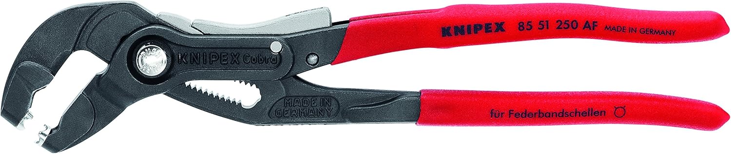Knipex Tools 85 51 250AFSBA 10 Hose Clamp Pliers with Locking Device
