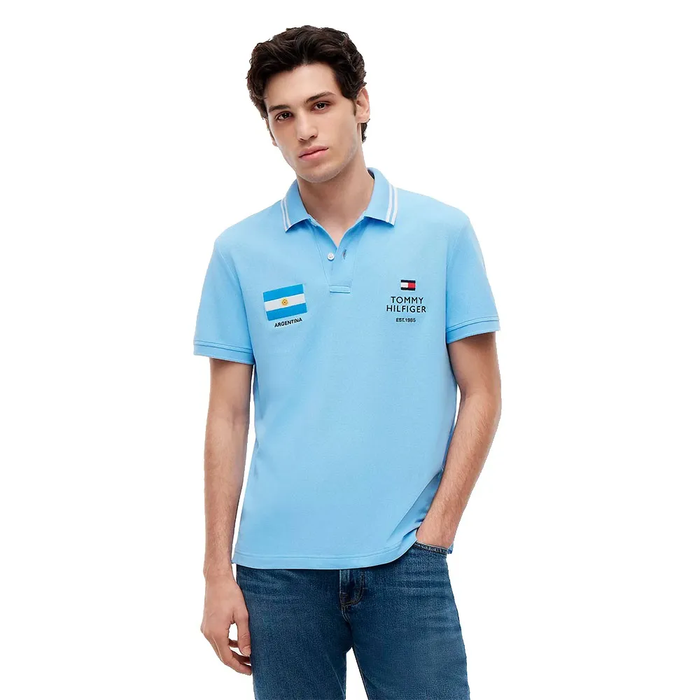 Tommy Hilfiger Standard Country Argentina Regular Fit short sleeve polo