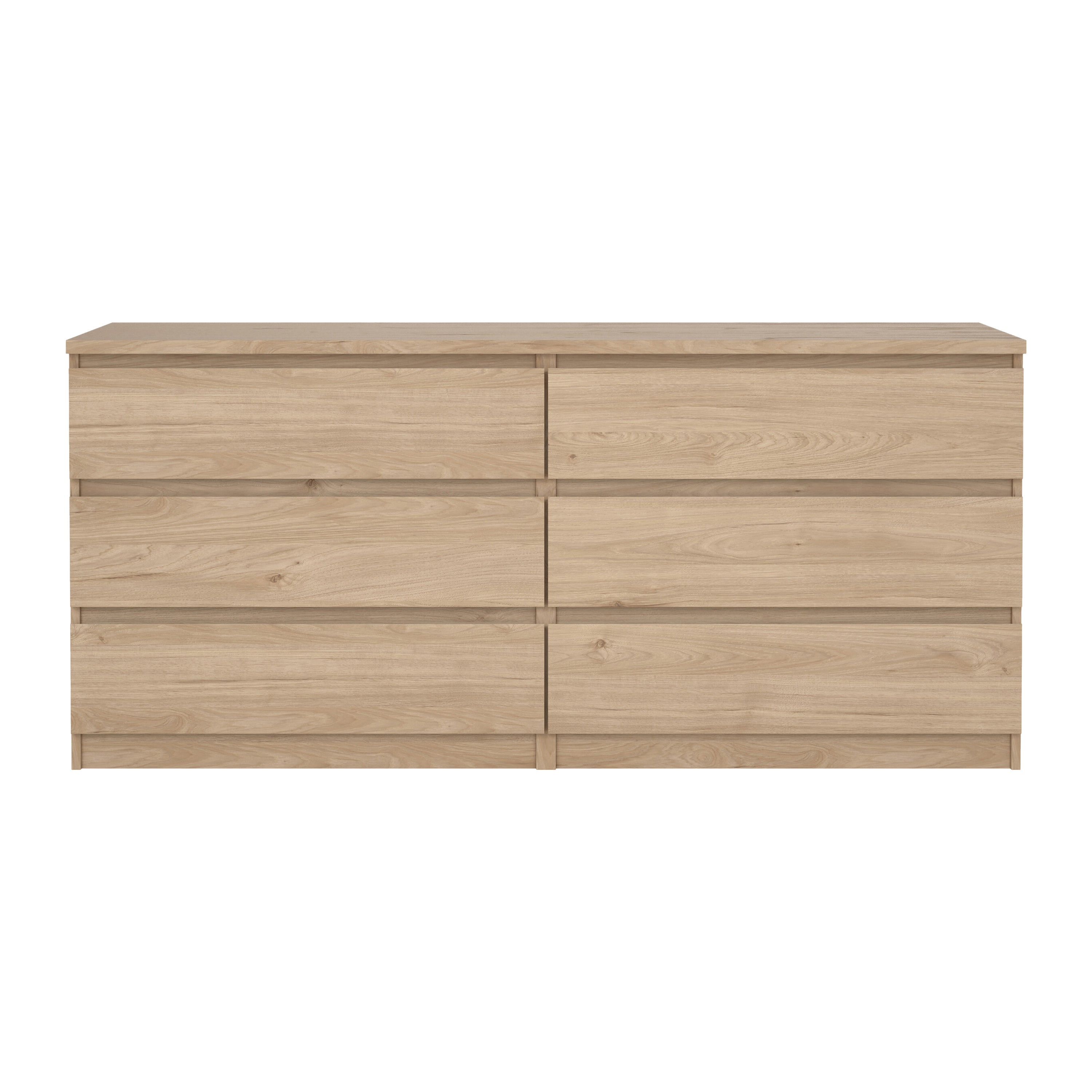 by fonQ basic Slide Ladekast - 6 lades - Eiken