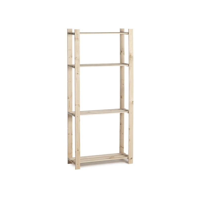 Etagère en bois Woody Rack 170 x 70 x 28 cm PRACTO HOME