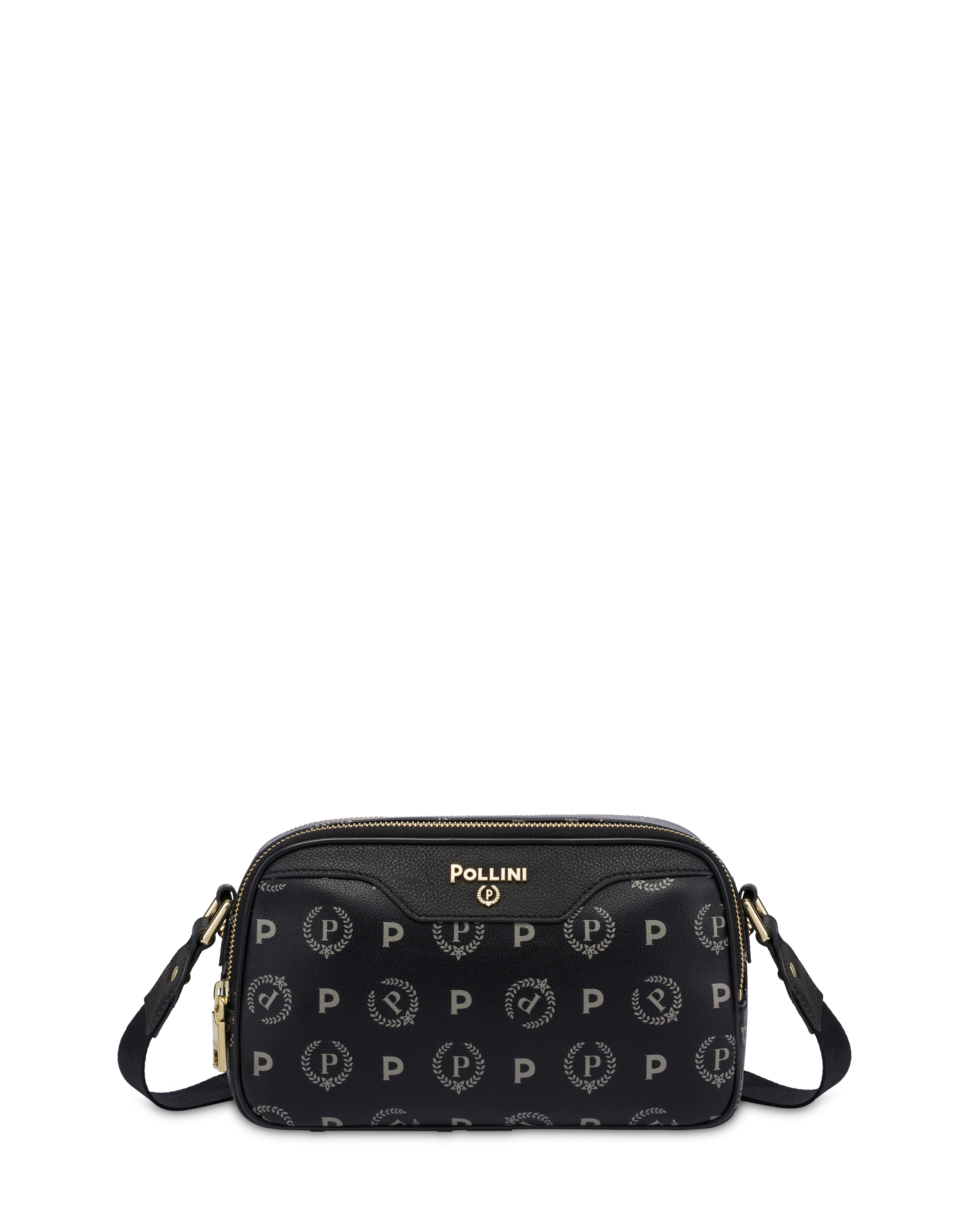 Camera Bag In Heritage Logo Nero/nero