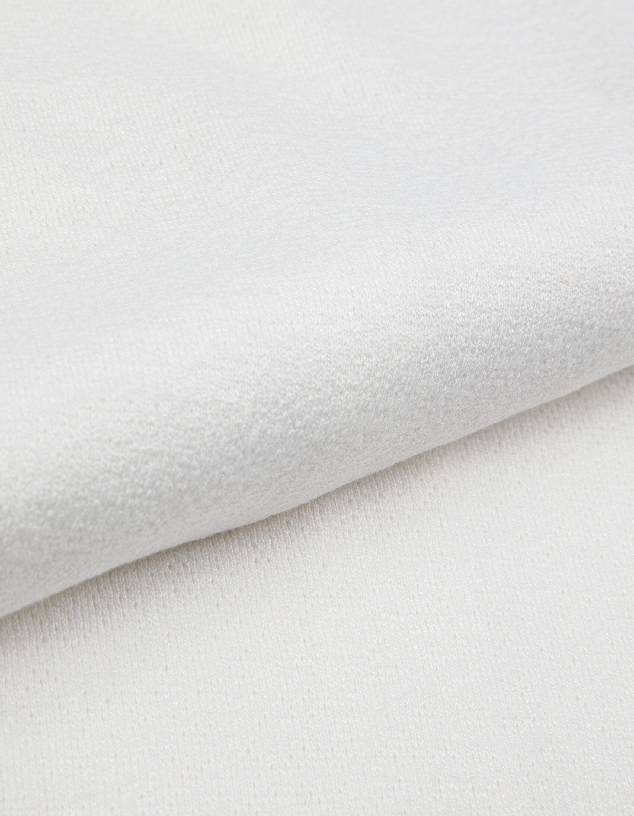 Tee-shirt col polo blanc éponge poches plaquées Femme