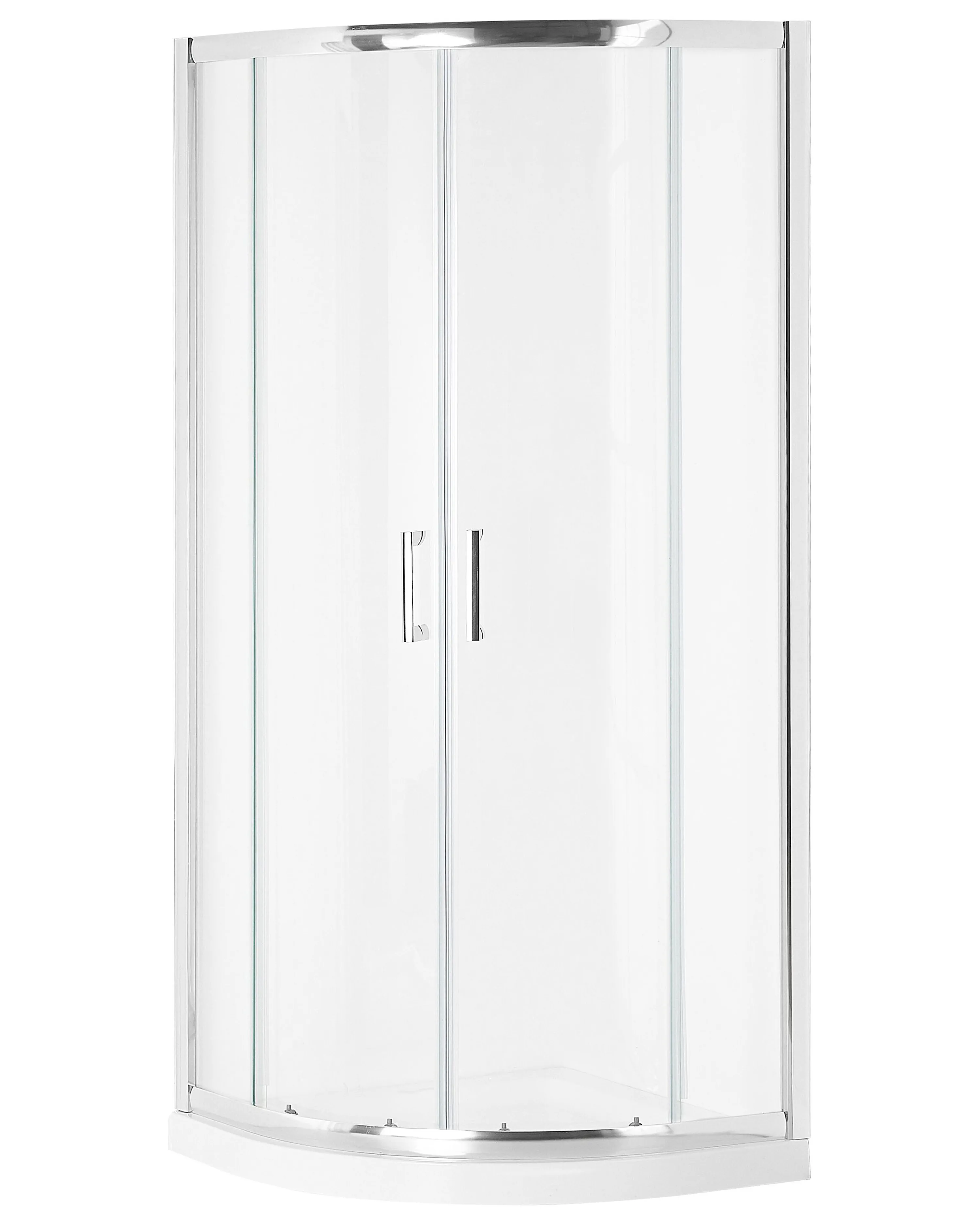Shower Enclosure JUKATAN II 800 x 800 x 1850 mm Silver
