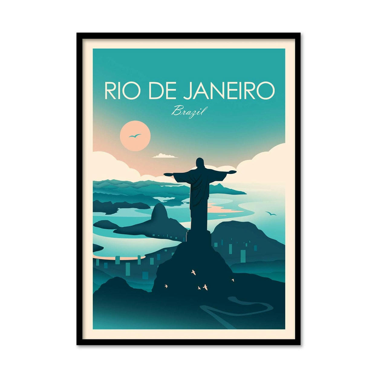STUDIO INCEPTION - RIO DE JANEIRO - STUDIO INCEPTION - Affiche d'art 30 x 40 cm