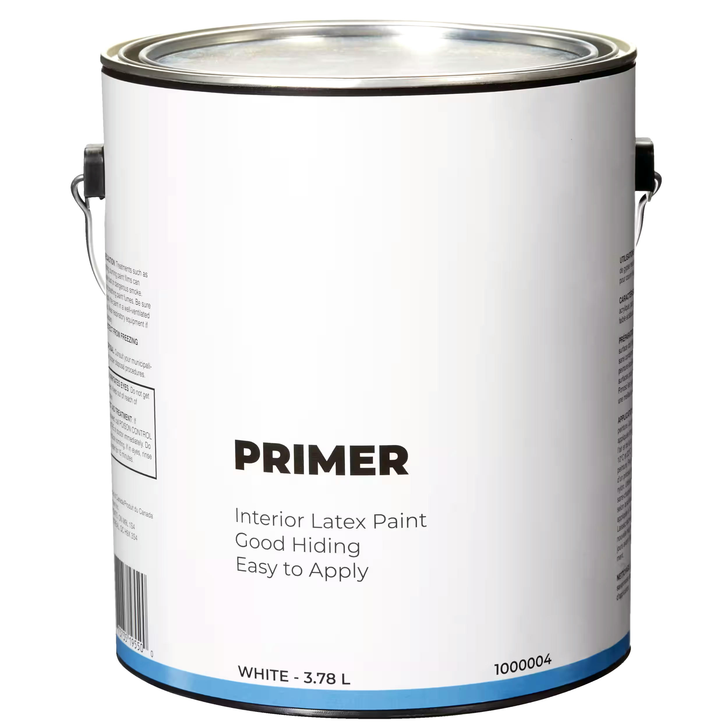 Interior Latex Paint Primer Sealer, White, 3.78-L/1-Gallon