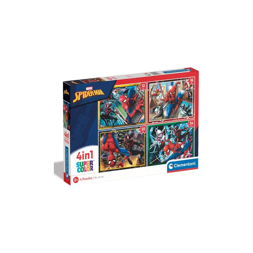 Puzzle 4-teilig Spiderman
