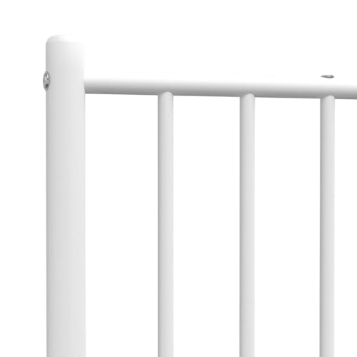 NNEVL Metal Headboard White 90 cm