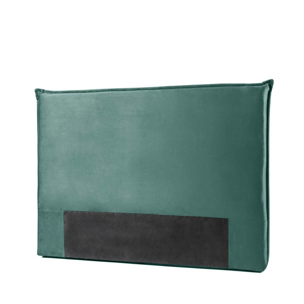 MACBETH - Tête de lit en velours 150 cm vert d'eau