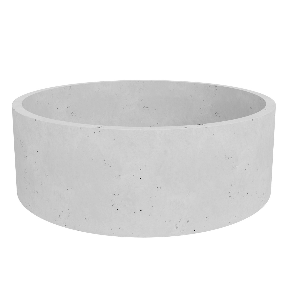 Donica Betonowa Zewnętrzna Na Dwór Z Otworami Zadora RING GM 150/50 biały