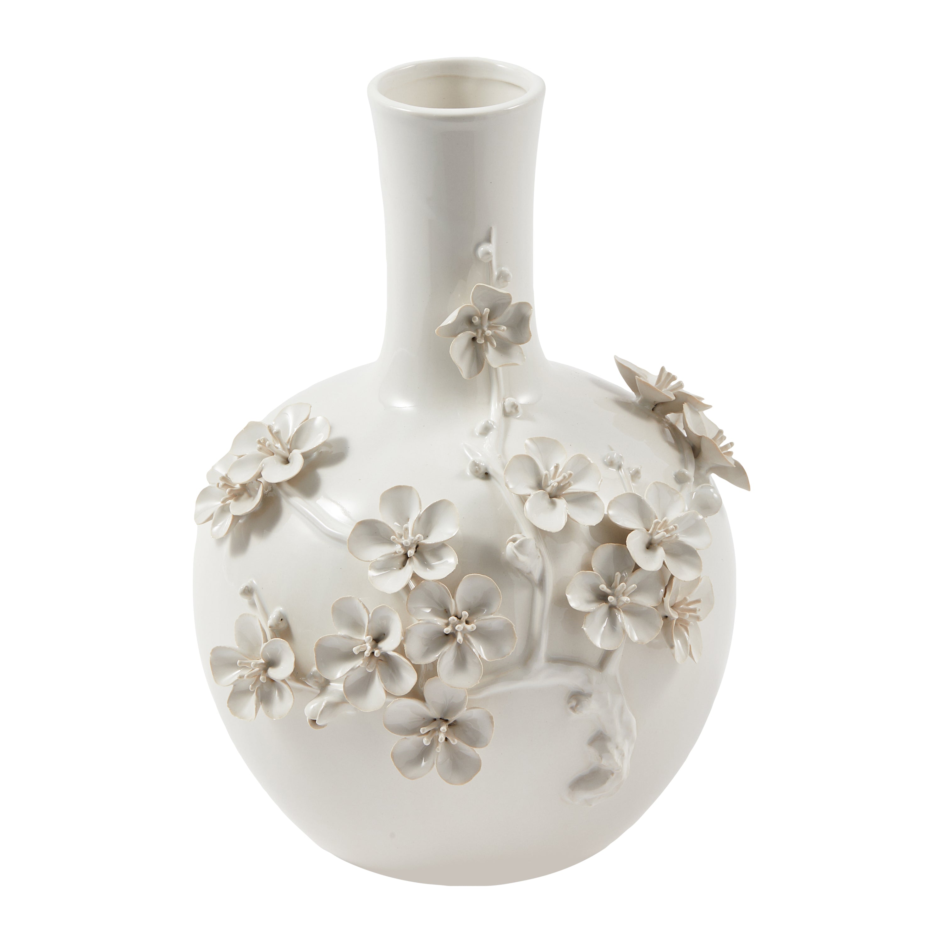 POLSPOTTEN 3D Buttercup Vaas - White