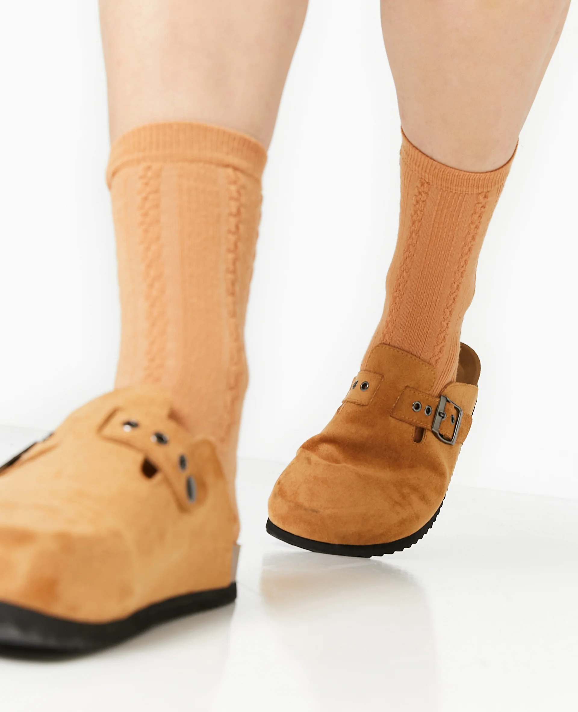 Chaussettes en maille fantaisie