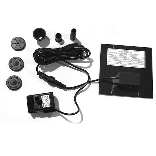 NNEOBA Solar Panel Powered Water Fountain