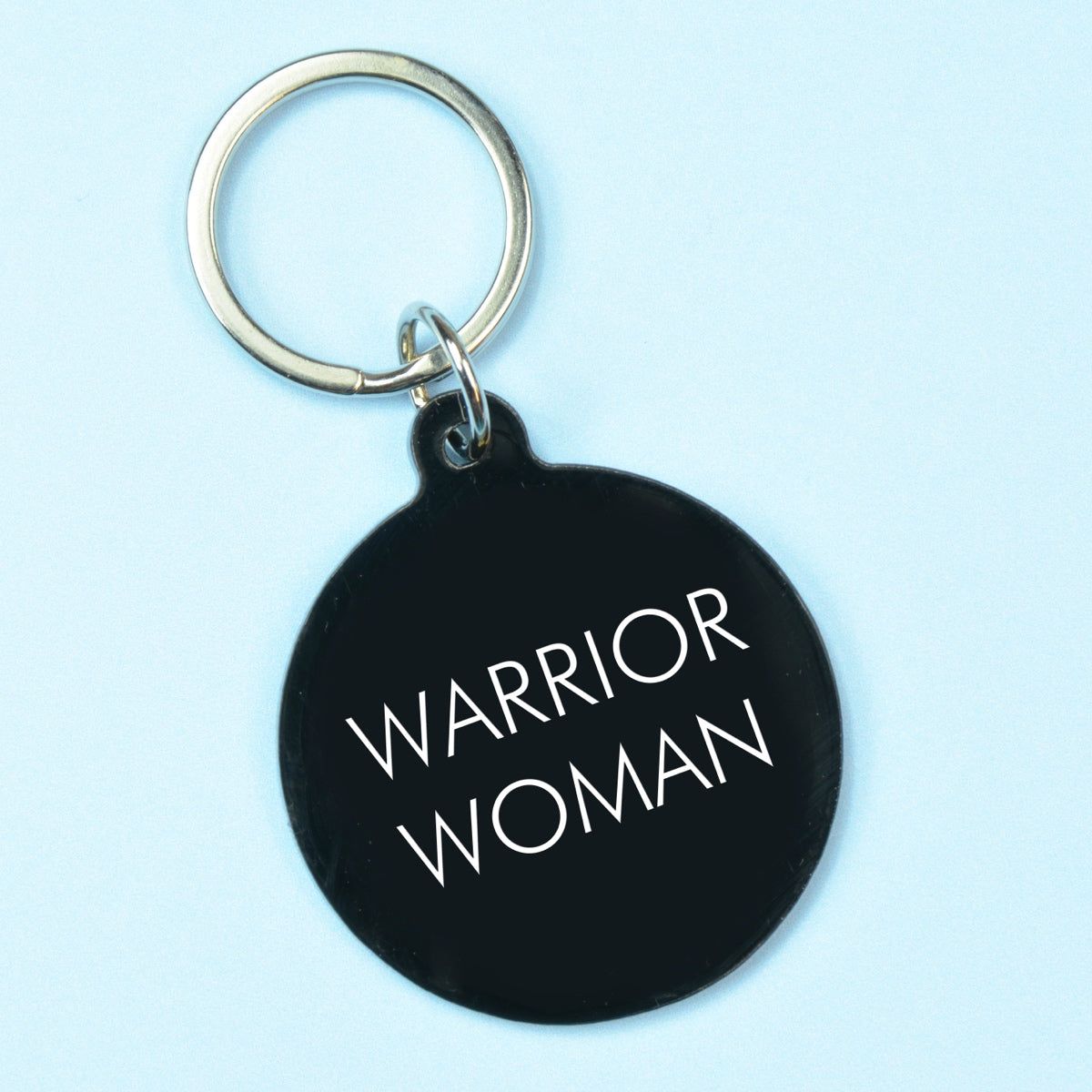 Flamingo Candles Warrior Woman Keyring