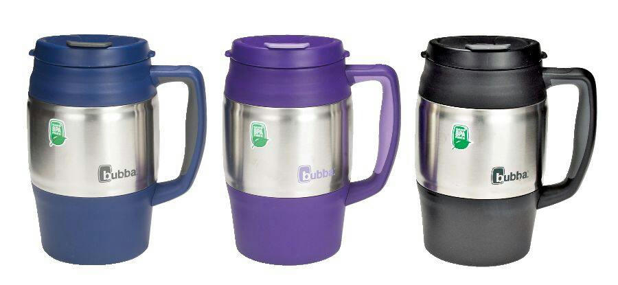 bubba Classic Insulated Mug, Keg Design with Handle, Colour May Vary, 34 oz (1 L)